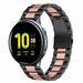 Bracelet acier Samsung Galaxy Watch Active (noir/rose)