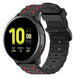 Samsung Galaxy Watch Active Silicone Strap Tough (Black/Red)