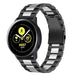 Bracelet acier Samsung Galaxy Watch Active (noir/argent)