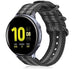 Bracelet nylon boucle Samsung Galaxy Watch Active (noir/gris)