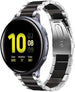 Bracelet acier Samsung Galaxy Watch Active (argent/noir)