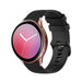 Bracelet silicone luxe Samsung Galaxy Watch Active (noir)