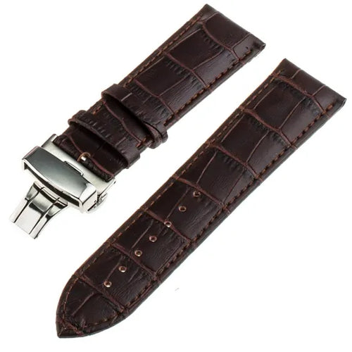 Withings ScanWatch 2 - 42mm Luxury Leather Strap (Dark Brown)
