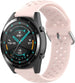 Bracelet silicone avec trous Huawei Watch GT 2 (rose clair)