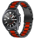 Bracelet acier Samsung Galaxy Watch 3 45mm (noir/rouge)