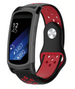 Samsung Gear Fit 2 (Pro) Sport Strap (Black/Red)