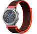 Samsung Gear S3 Nylon Strap (Black/Orange)