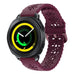 Bracelet silicone à motifs Samsung Gear Sport (bordeaux)