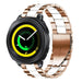 Bracelet acier Samsung Gear Sport (or rose/blanc)