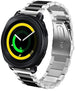 Bracelet acier Samsung Gear Sport (argent/noir)