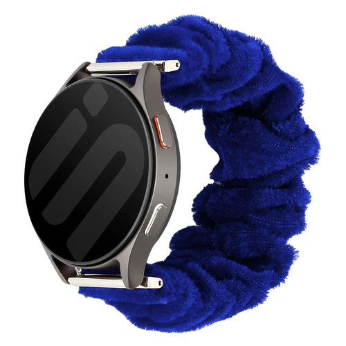 20mm scrunchie band blue