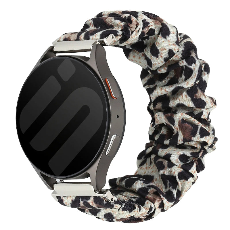 20mm scrunchie band leopard