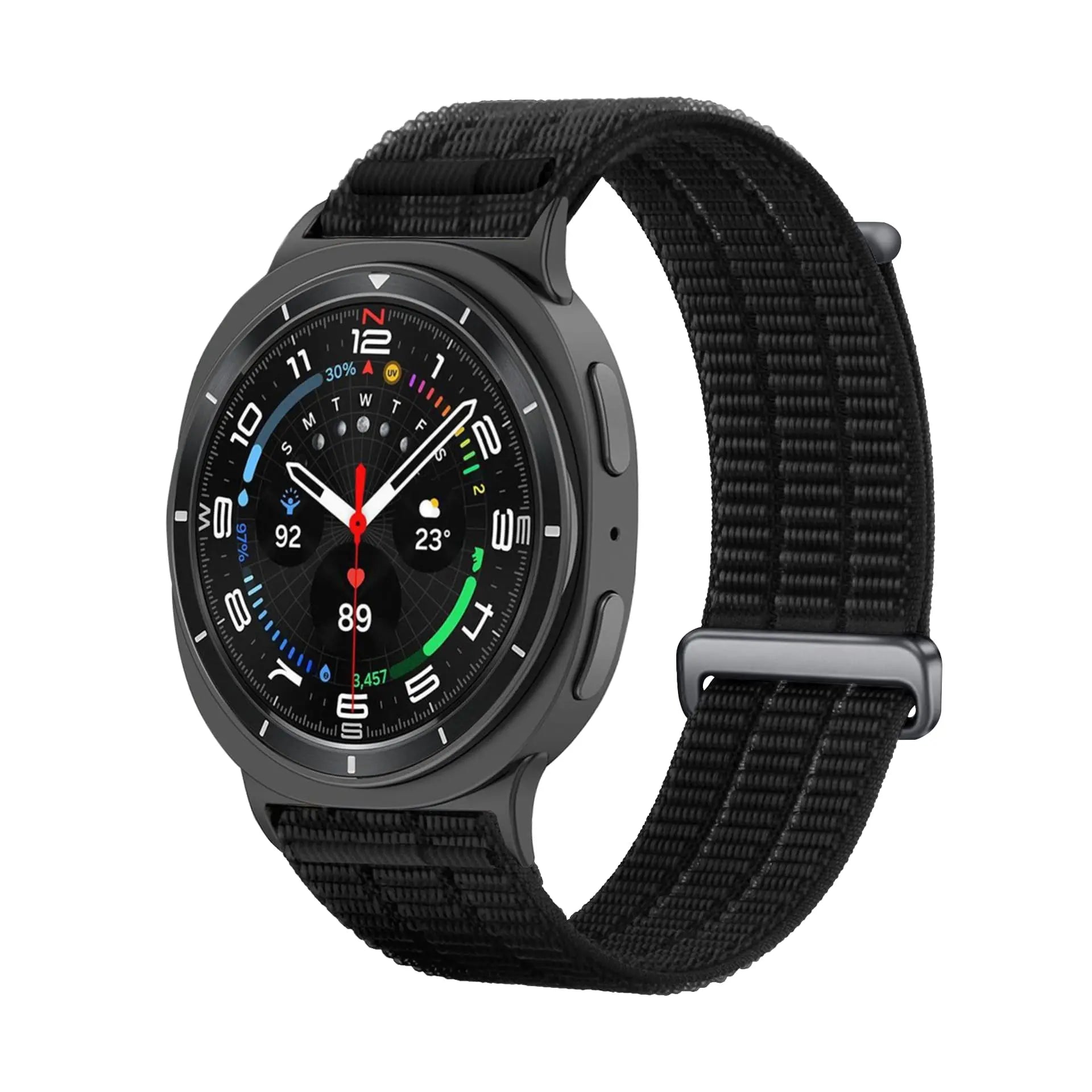 Samsung Galaxy Watch 8 Classic Nylon Air Strap (Black)