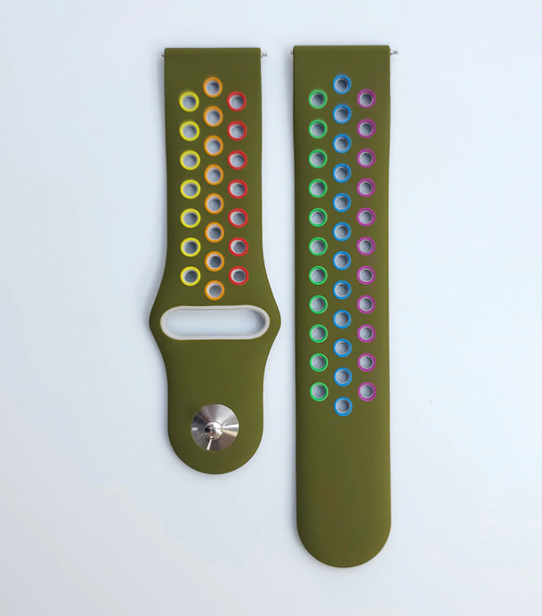 Bracelet sport Amazfit Bip 5 (vert foncé/coloré)