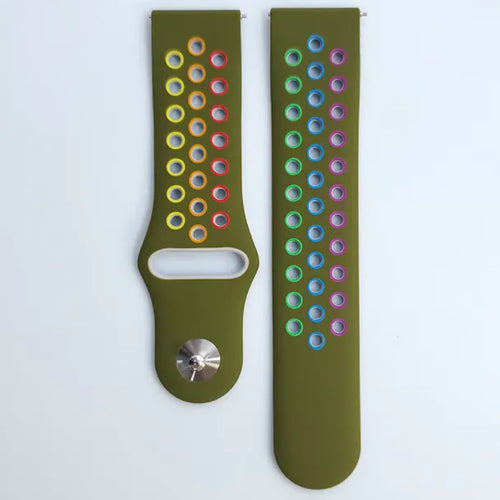 Bracelet sport Withings ScanWatch 2 - 42mm (vert foncé/coloré)