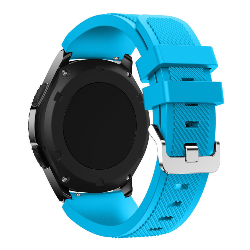 Bracelet silicone sergé Suunto Race 2 (bleu clair)