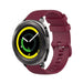 Bracelet silicone luxe Samsung Gear Sport (bordeaux)