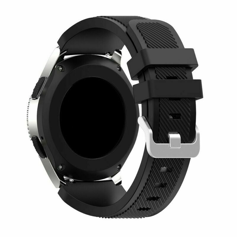 Bracelet silicone sergé Coros Apex 46mm (noir)