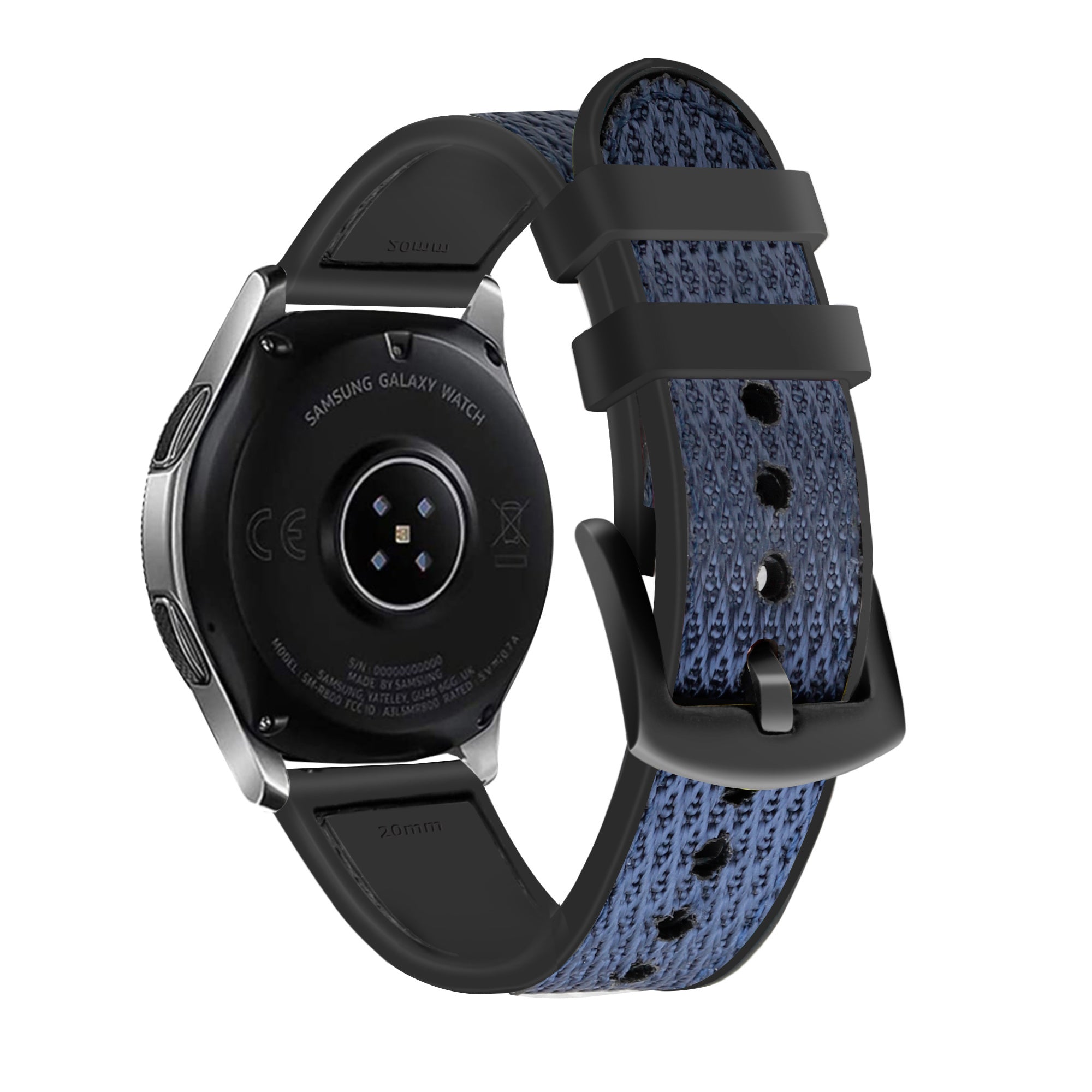 Bracelet nylon hybride Amazfit Active (bleu)