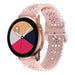 Samsung Galaxy Watch Active Patterned Silicone Strap (Soft Pink)