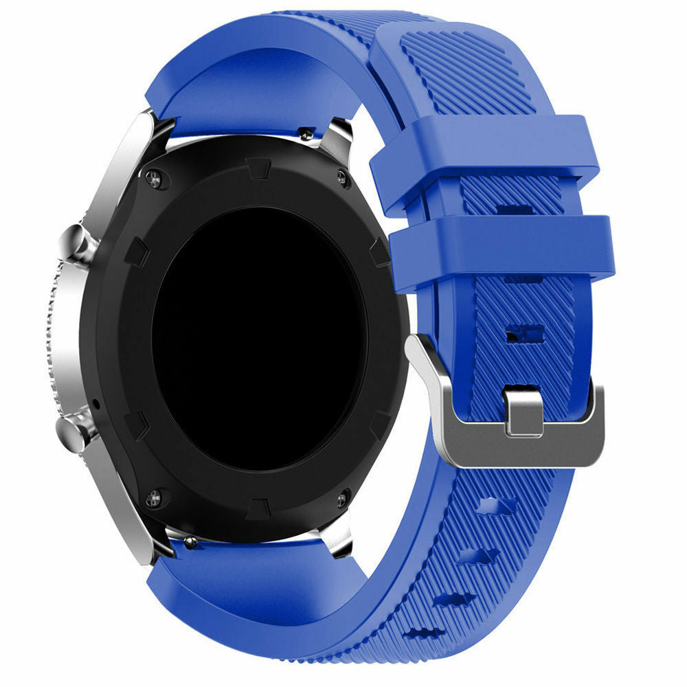 Bracelet silicone sergé Amazfit Balance 2 (bleu)