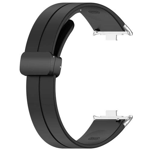 Bracelet silicone avec D-buckle Xiaomi Smart Band 8 Pro (noir)