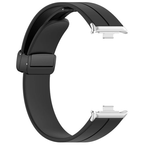 Bracelet silicone avec D-buckle Xiaomi Smart Band 8 Pro (noir)
