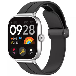 Bracelet silicone avec D-buckle Xiaomi Smart Band 8 Pro (noir)