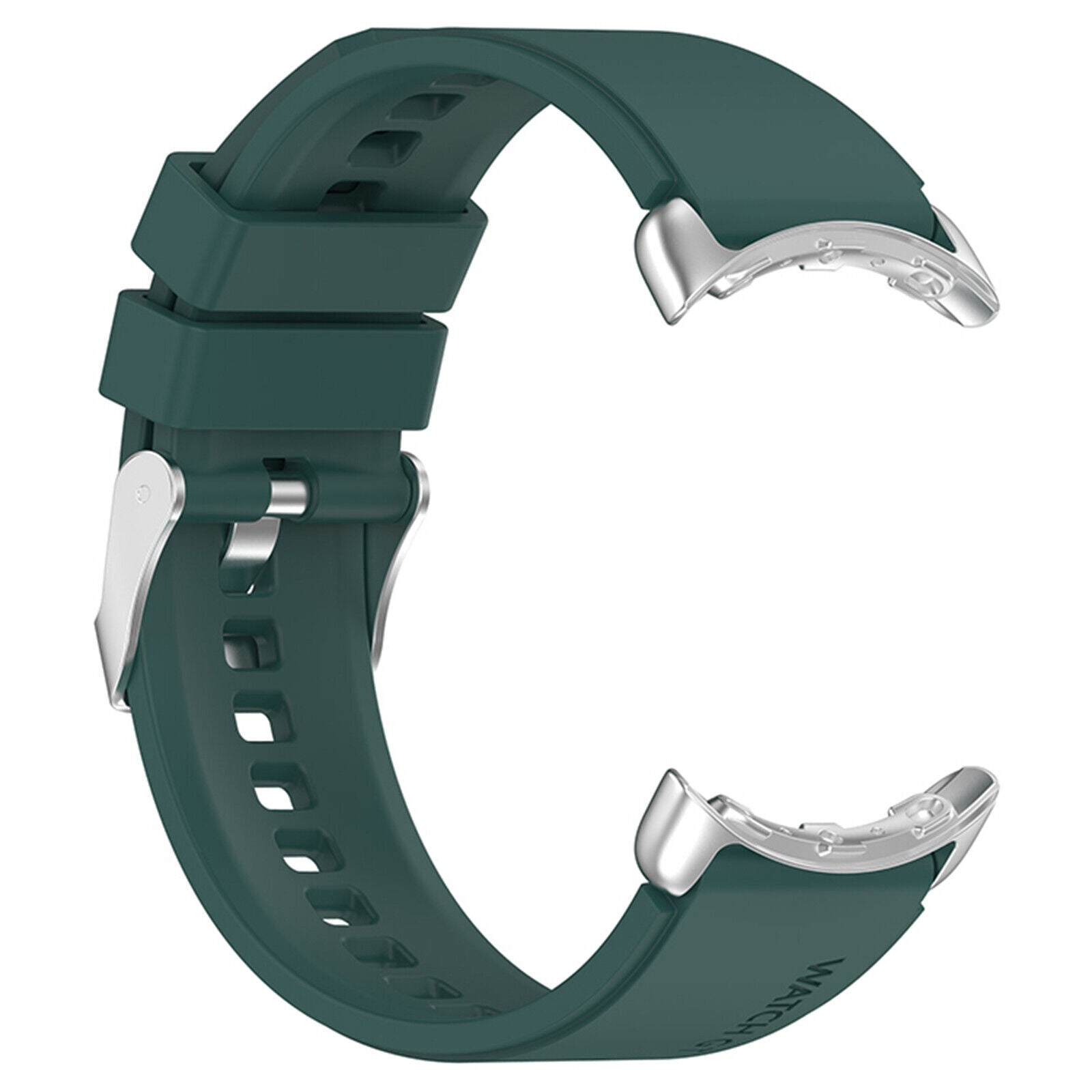 Bracelet silicone Google Pixel Watch 4 - 41mm (vert foncé)
