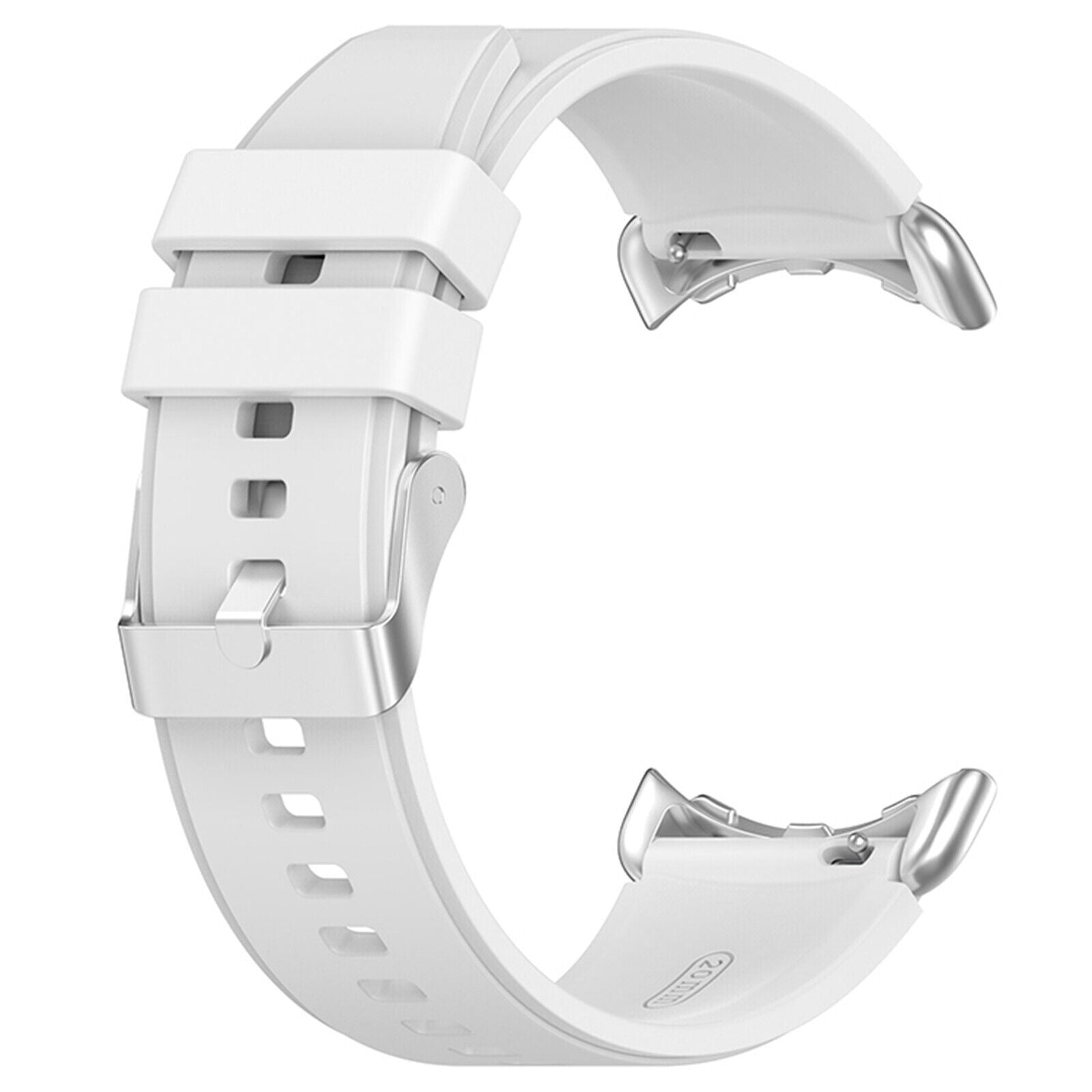 Bracelet silicone Google Pixel Watch 4 - 41mm (blanc)