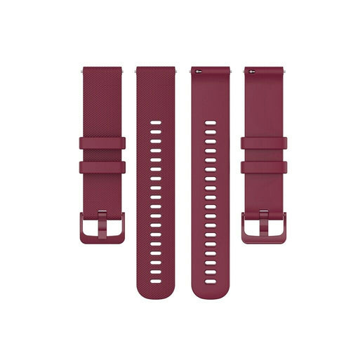 Amazfit Bip 6 Premium Silicone Strap (Wine Red)