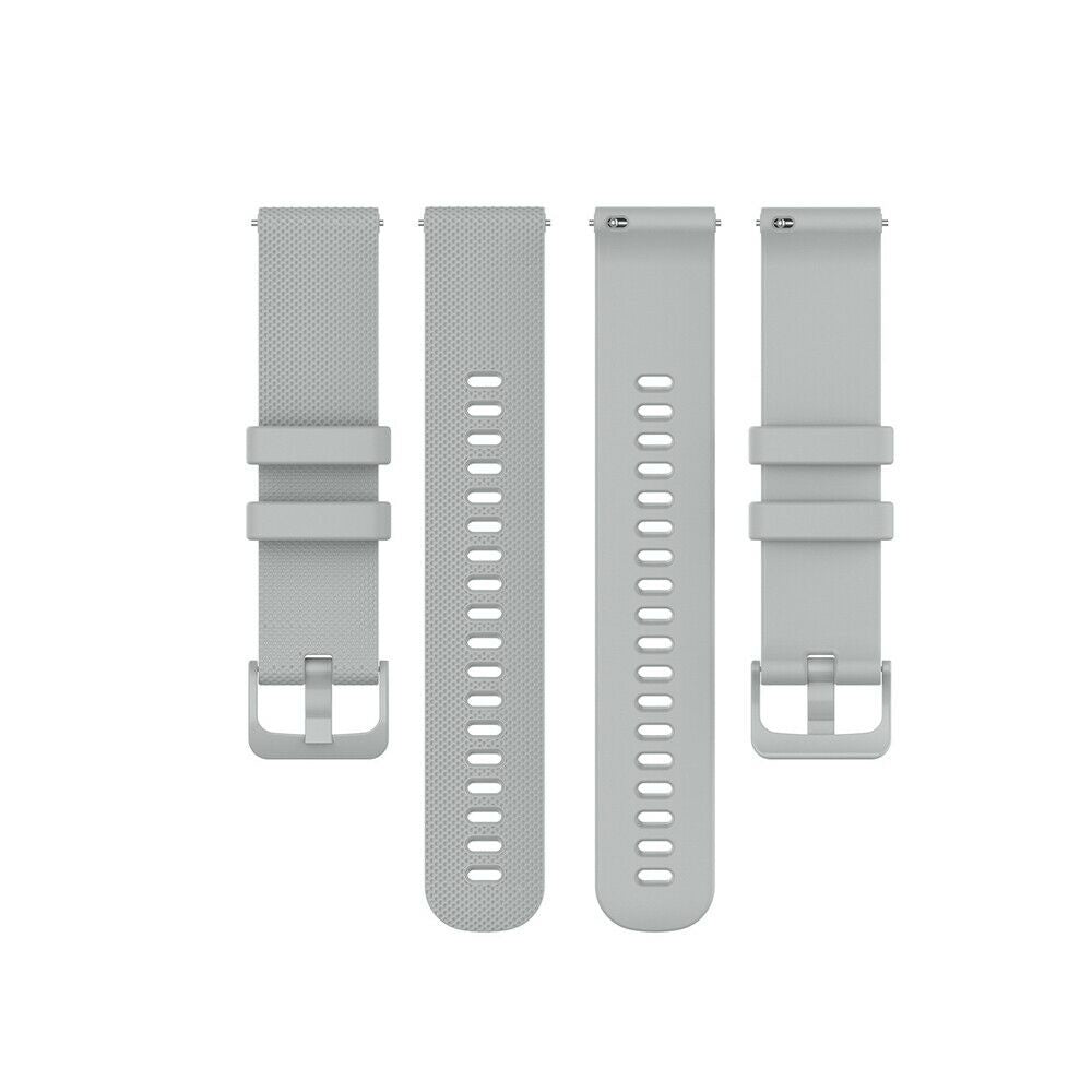 Watch Strap Premium Silicone 20mm - Quick Release (Grey)