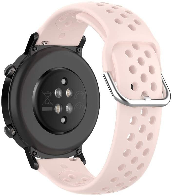 Bracelet silicone respirable Fossil Gen 4 Explorist HR (rose)