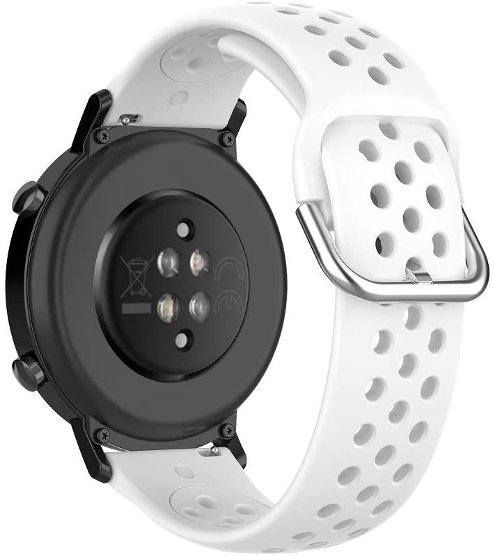 Bracelet silicone 'Air' Amazfit Bip 3 (Pro) (blanc)