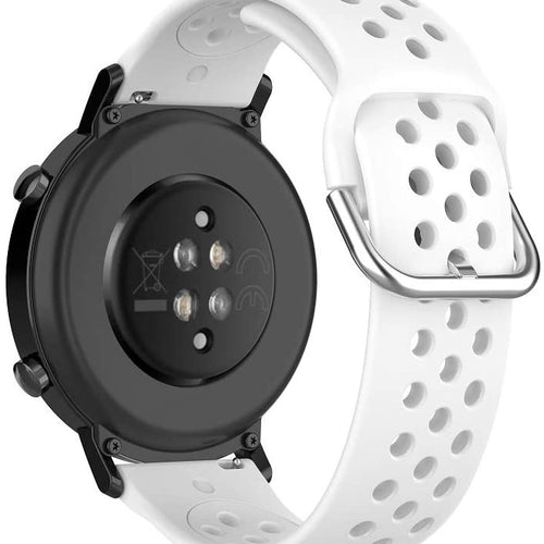 siliconen bandje met gaatjes wit