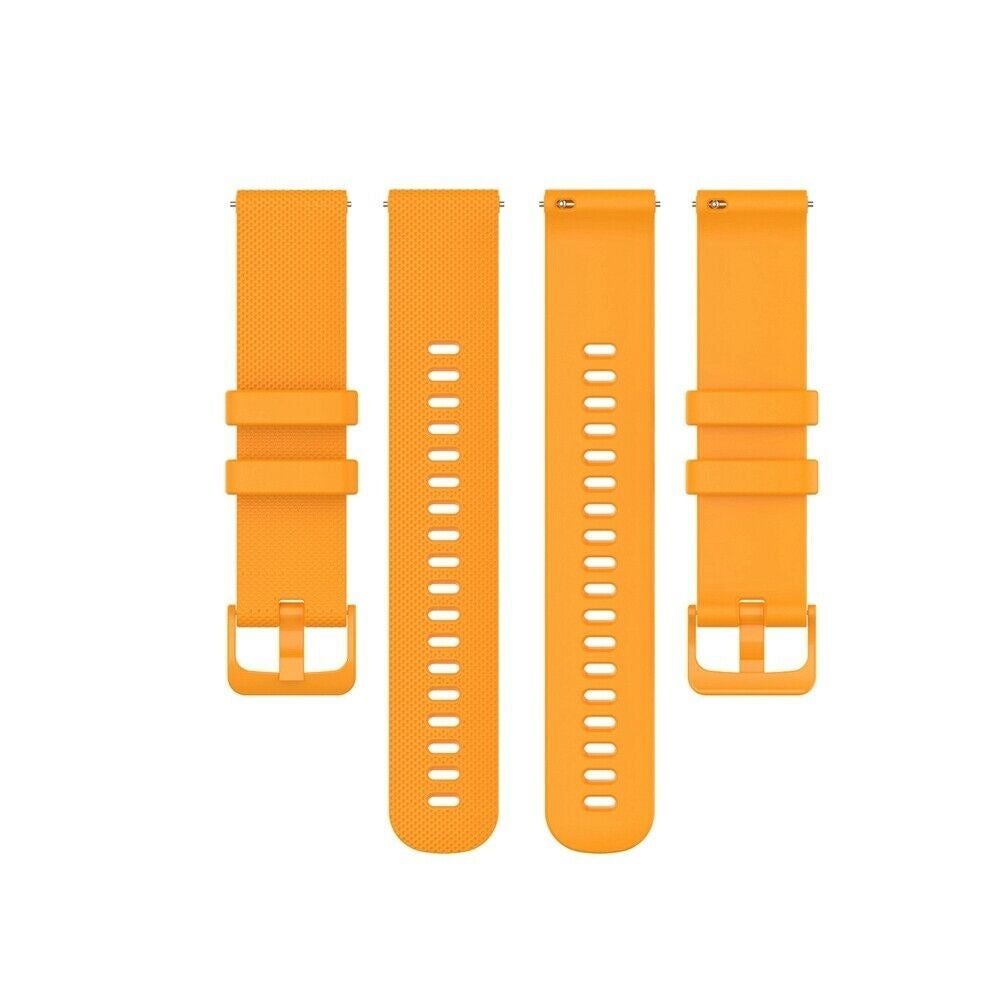 Watch Strap Premium Silicone 20mm - Quick Release (Orange)