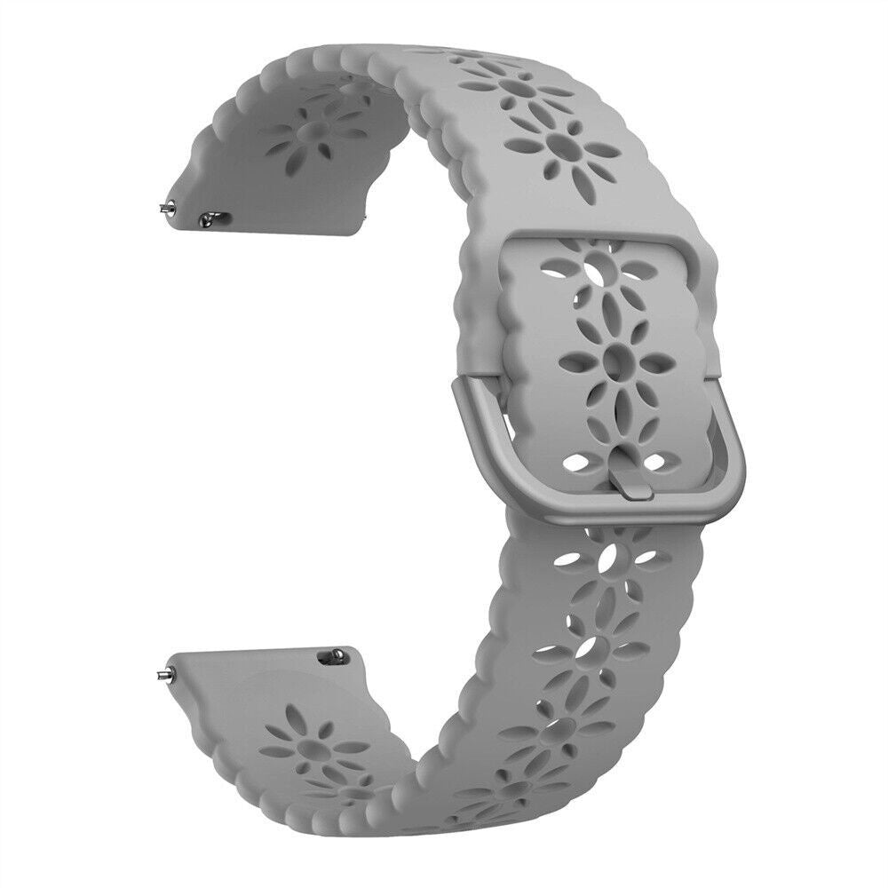 Bracelet de silicone avec relief Withings ScanWatch Nova (gris)