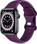 Bracelet Apple Watch silicone (violet foncé)