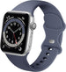 Bracelet Apple Watch silicone (gris-bleu)