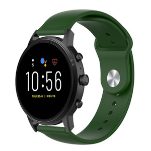 Fossil Gen 4 Explorist (HR) Sport Strap (Army Green)