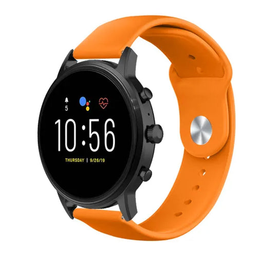 Bracelet sport Fossil Gen 4 Explorist HR (orange)