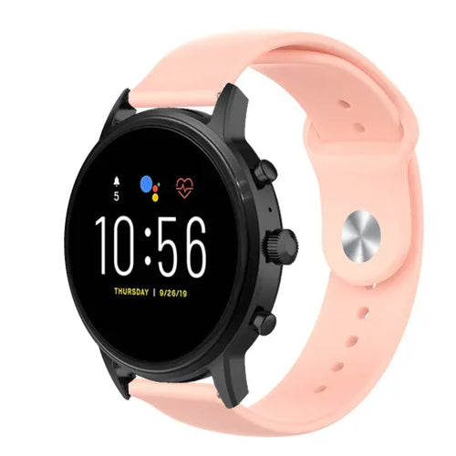 Bracelet sport Fossil Gen 4 Explorist HR (rose)
