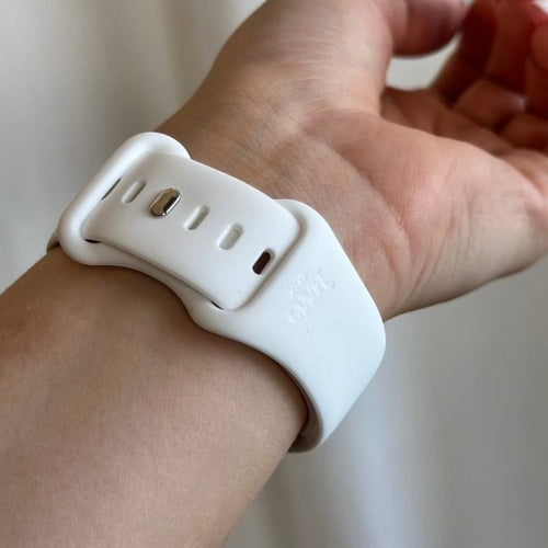 Bracelet silicone xoxo Wildhearts Huawei Watch GT 3 Pro 43mm (blanc)