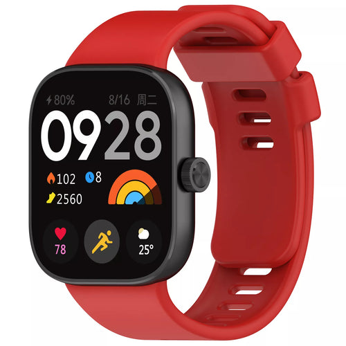 Bracelet silicone Xiaomi Smart Band 8 Pro (rouge)