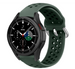 Bracelet silicone trou Samsung Galaxy Watch 4 Classic 46mm (vert armée)