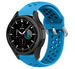 Bracelet silicone trou Samsung Galaxy Watch 4 Classic 46mm (bleu clair)