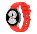 Samsung Galaxy Watch 4 40mm Silicone Strap Perfect Fit (Red)