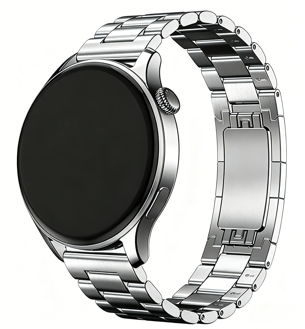 Bracelet acier 'One Push' Amazfit Active Max (argent)