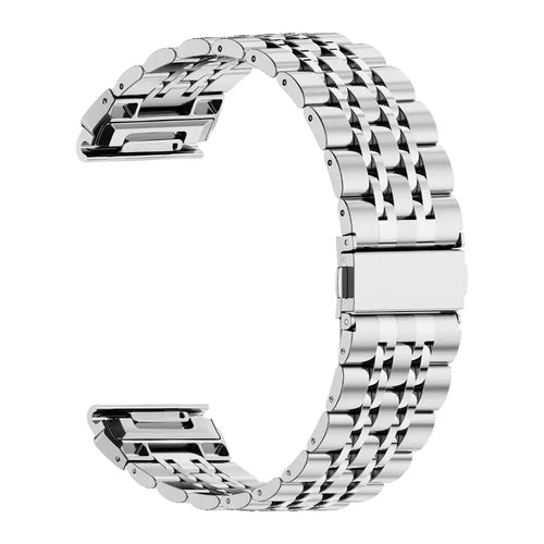 Garmin Approach S70 - 47mm Premium '7 bead' Steel Strap (Silver)