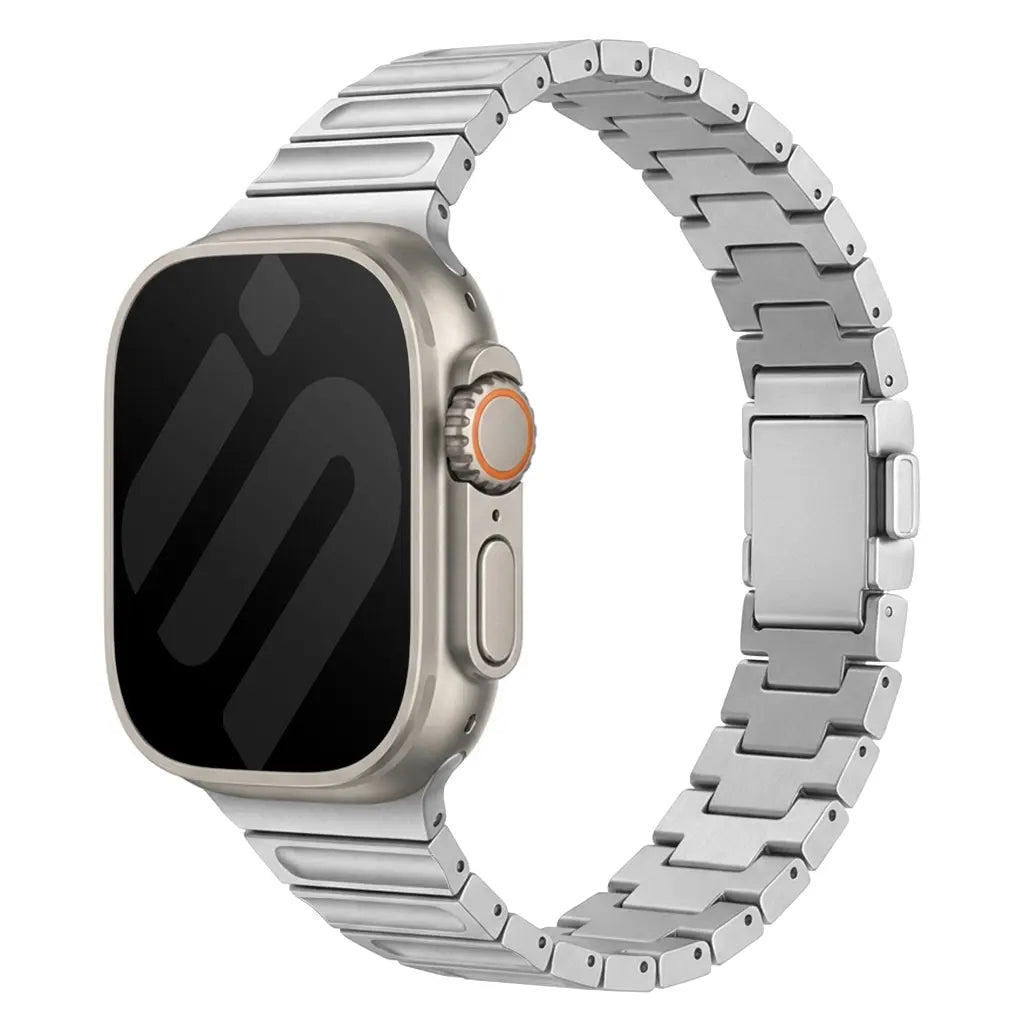 Apple Watch Ultra Magnetic Titanium Strap (Silver)